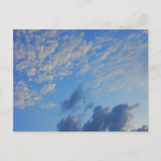 Carte Postale Arrière - plan du ciel bleu.