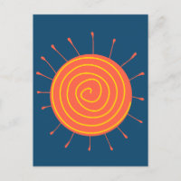 Arrière - plan Naïf Sun Dark Blue