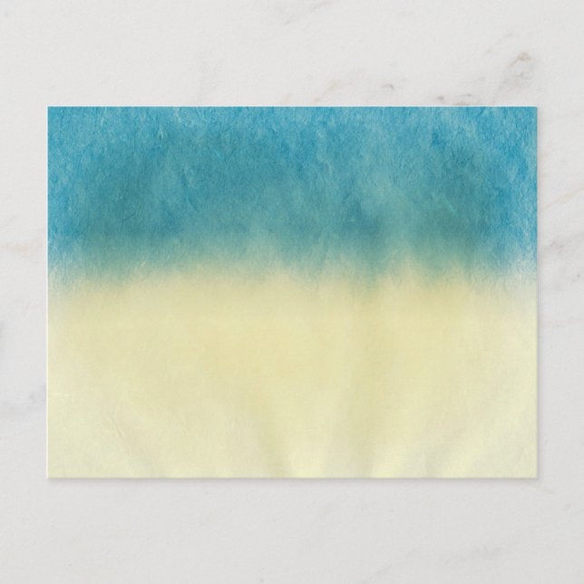 Carte Postale Arrière - plan - Papier Aquarelle Texture (Devant)