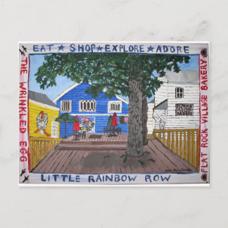 Carte Postale Arrière-pont de Little Rainbow Row dans Flat Rock 
