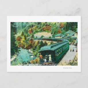 Carte Postale Arrivée aux sources