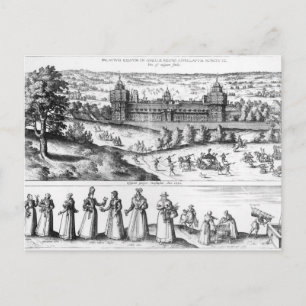 Carte Postale Arrivée de la reine Elizabeth I