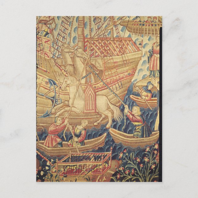 Carte Postale Arrivée de Vasco de Gama à Calicut (Devant)