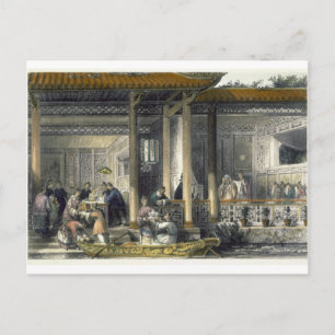 Carte Postale Arrivée du mariage Présents à la Résidence nuptial