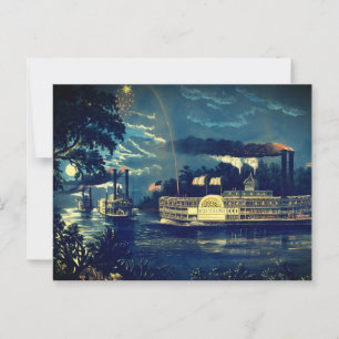 Carte Postale "Arrondir un pli" sur le Mississippi :