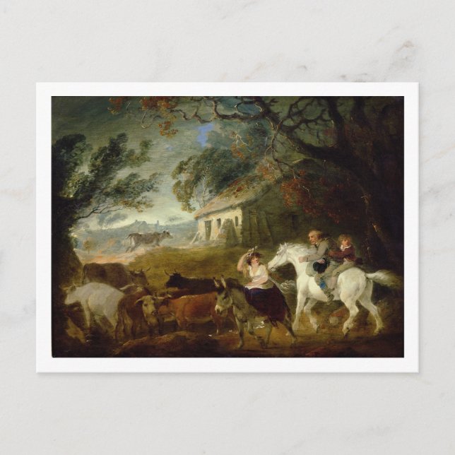 Carte Postale Arrondissement avant la tempête, 1805 (huile sur p (Devant)