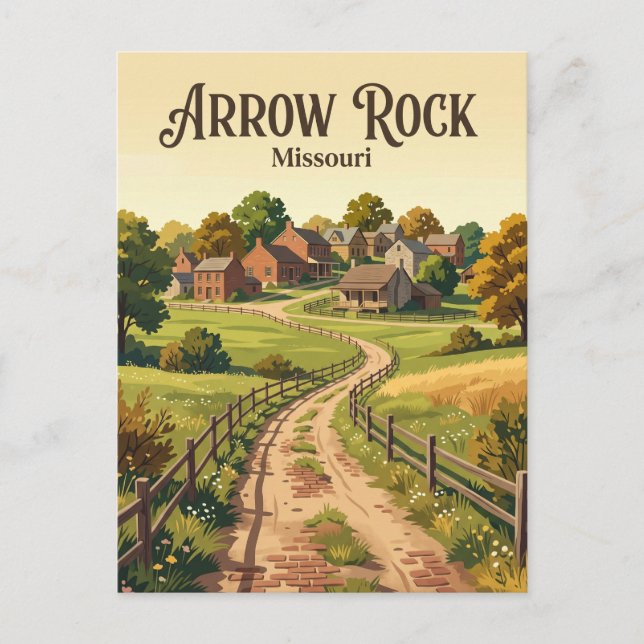 Carte Postale Arrow Rock Missouri (Devant)
