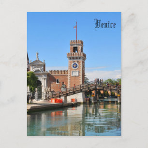 Carte Postale Arsenal à Venise, Italie