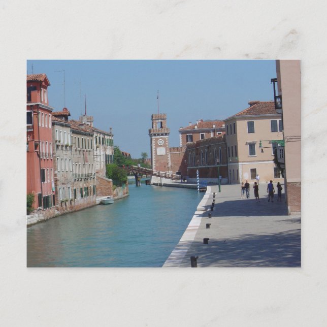 Carte Postale Arsenale, Venise (Devant)