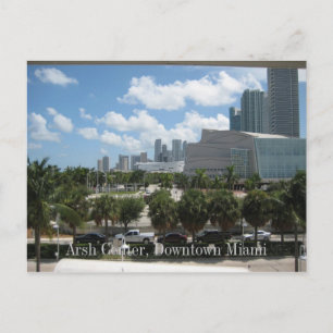 Carte Postale Arsht Center, Downtown Miami Post Card