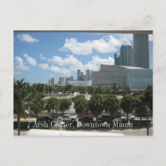 Carte Postale Arsht Center, Downtown Miami Post Card