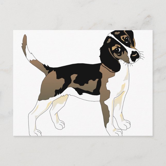 Carte Postale Art. 2 beagle (Devant)