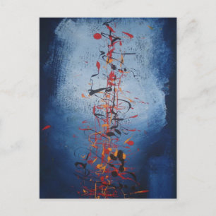 Carte Postale Art Abstrait asiatique