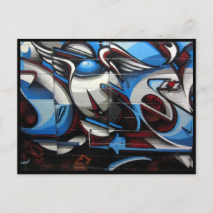 Carte Postale art abstrait de rue
