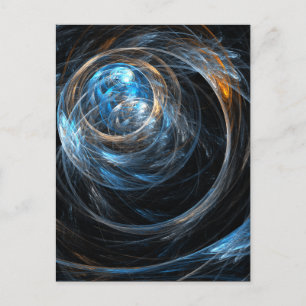 Carte postale Art Abstrait du monde entier