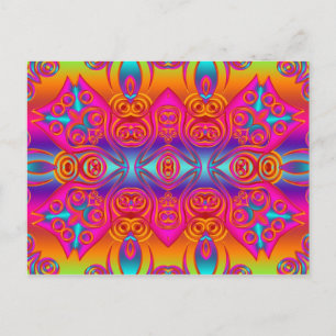 Carte Postale ART Abstrait - Kaleidoscope 9
