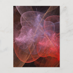 Carte Postale Art abstrait merveilleuse galaxie