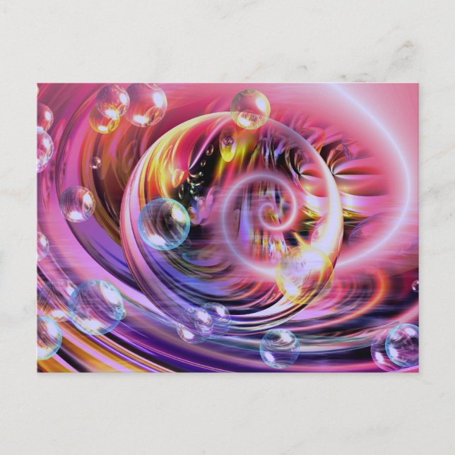 Carte Postale Art Abstrait moderne (Devant)