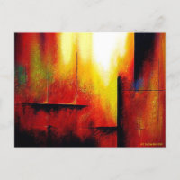Art Abstrait moderne Modèle de peinture acrylique
