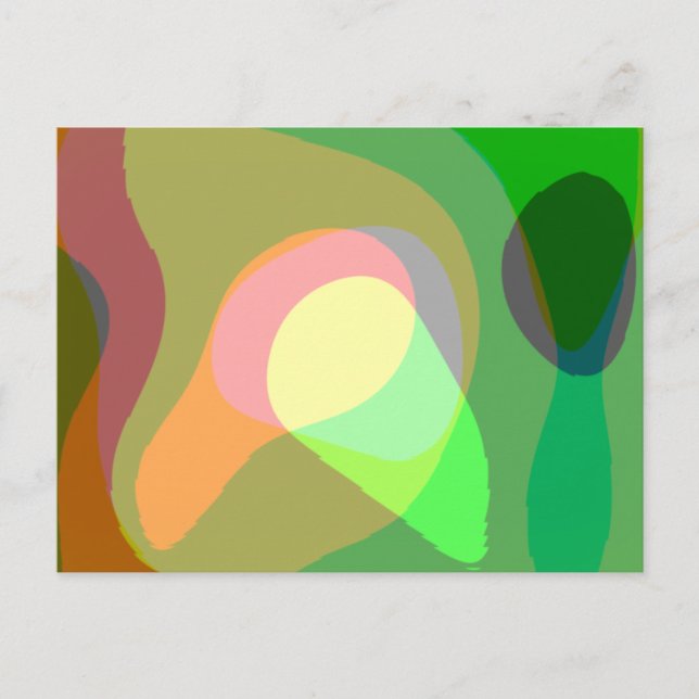 Carte Postale Art Abstrait rétro super 710 (Devant)