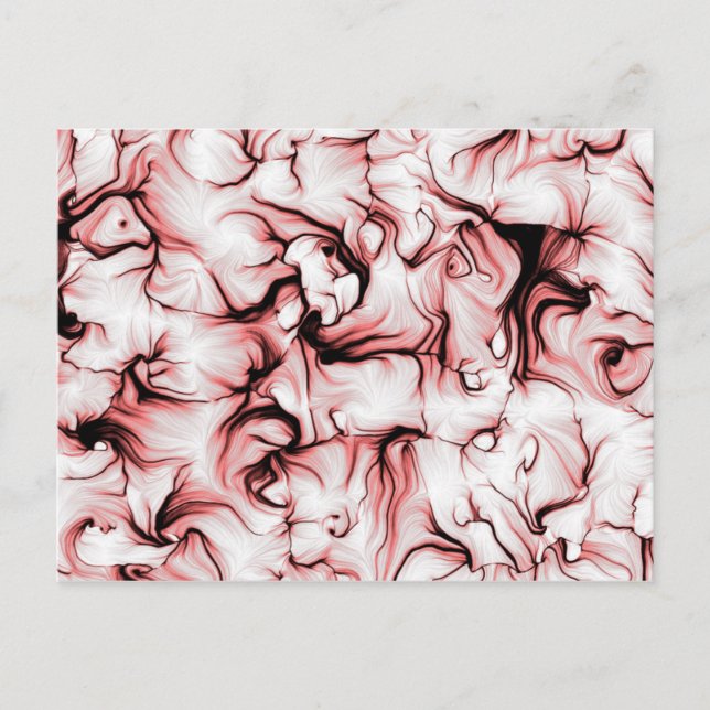 Carte Postale Art algorithmique Abstrait (Devant)