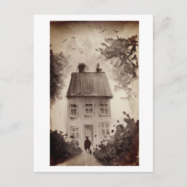 Carte postale Art Aquarellée Urbaine (Devant)