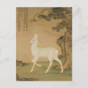 Carte Postale Art Auspicious Roe Deer