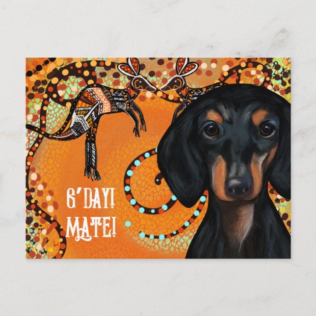 CARTE POSTALE ART AUSTRALIE                  (Devant)