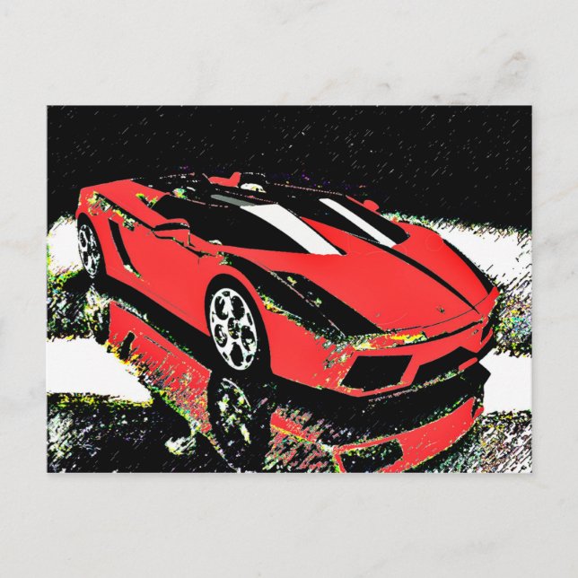 Carte Postale Art automobile (Devant)