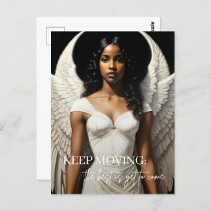 Carte Postale Art Black Angel Inspiration