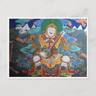 Carte Postale art bouddhiste dzong