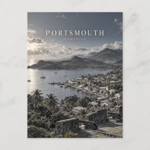 Carte Postale Art cinématique monochrome de la ville de Portsmou