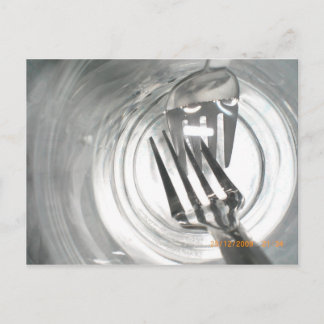 Carte Postale Art dans un verre