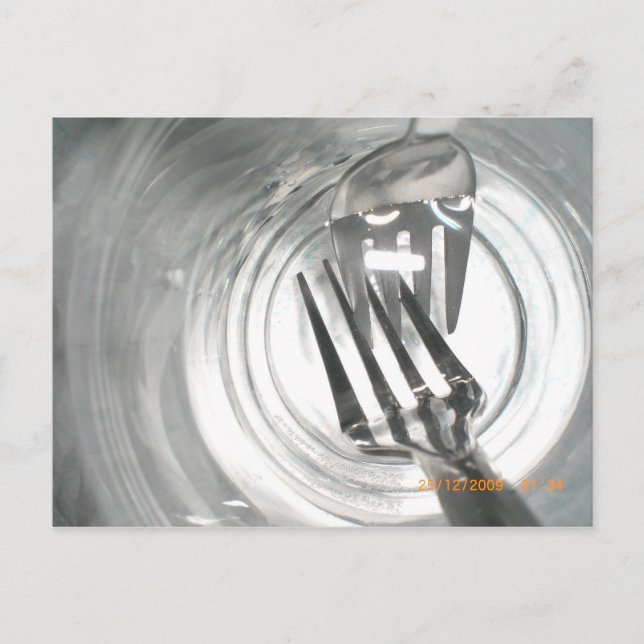Carte Postale Art dans un verre (Devant)