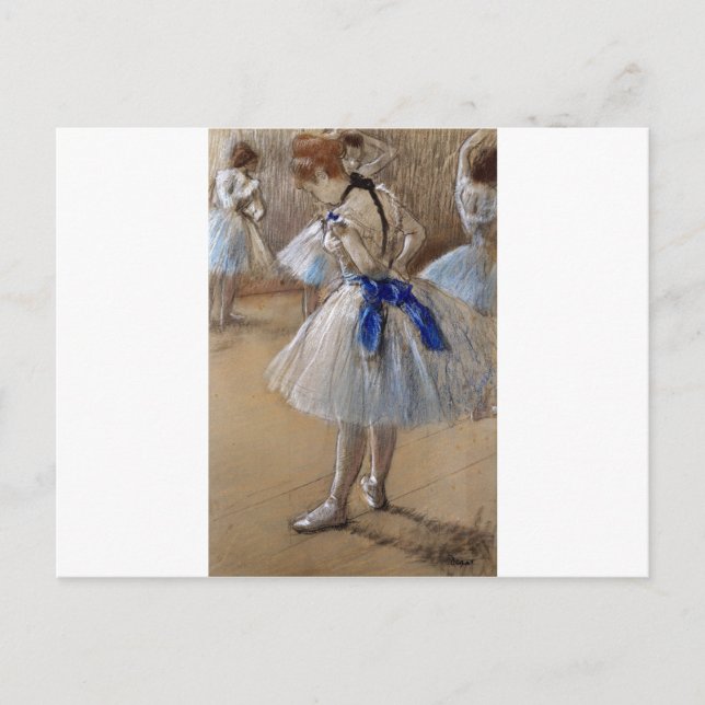 Carte Postale art de ballerine de degas (Devant)