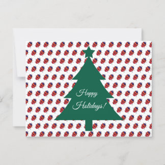 CARTE POSTALE ART DE COCCINELLE