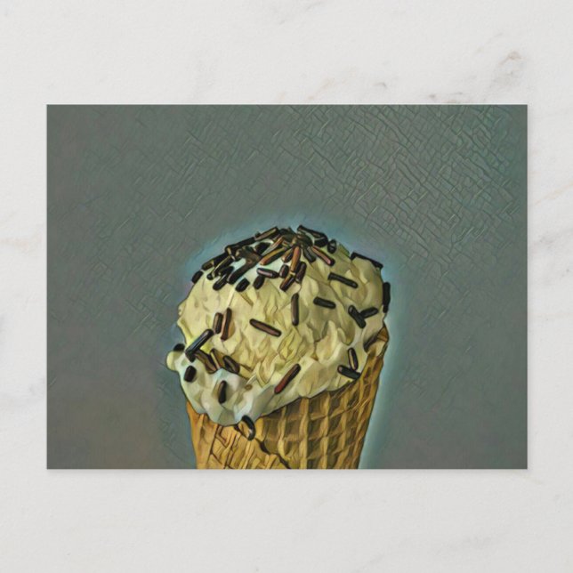 Carte Postale Art de glace vintage (Devant)