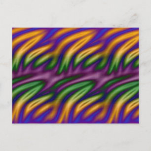 Carte Postale Art de l'huile liquide