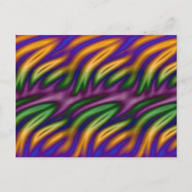 Carte Postale Art de l'huile liquide (Devant)