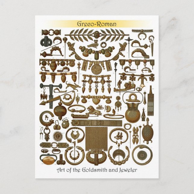 Carte Postale Art de l'orfèvrerie et du joaillier (Greco-Roman) (Devant)