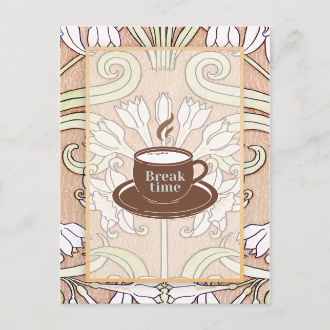 Carte Postale Art de mug à café (Devant)
