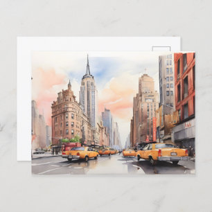 Carte Postale Art de New York