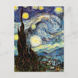 Carte Postale Art de nuit Van Gogh Starry
