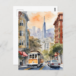 Carte Postale Art de San Francisco