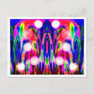 Carte Postale Art de vie plante Alien