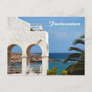 Carte Postale Art de voyage côtier de Fuerteventura