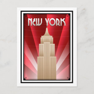 Carte postale - Art déco années 1920 et 30