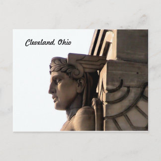 Carte postale Art Déco Bridge Guardian (Cleveland)