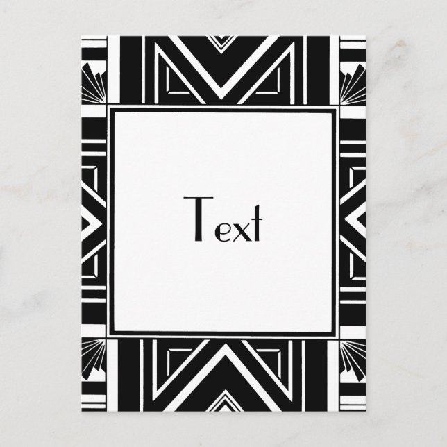 Carte Postale Art Déco Geo (Devant)