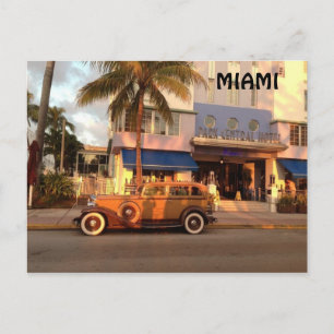 Carte Postale Art déco Miami